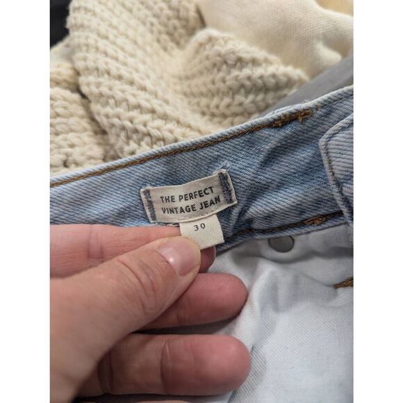 Madewell The Perfect Vintage Jeans women's size 30 Fitzgerald Wash preppy - Picture 8 of 10